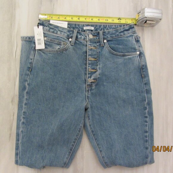 WeWoreWhat Danielle High Rise Vintage Straight, Distressed, 28x29, NWT $168 MSRP - Picture 5 of 12